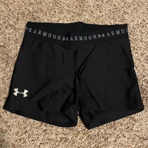 Black under armour spandex